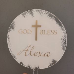 Baptism, Communion, Confirmation Cake Topper