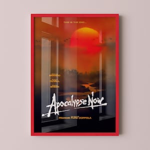 Apocalypse Now Poster Canvas | Apocalypse Now Canvas Print, Apocalypse Now Print, Canvas Wall Art, Movie Poster, Movie Art, Geek Gifts
