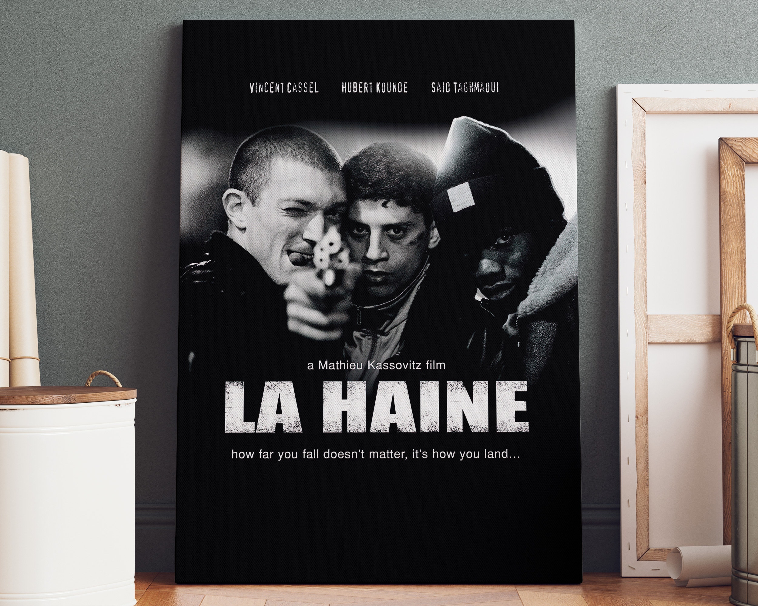 Affiche film culte La Haine - poster cinéma humour affiche film culte