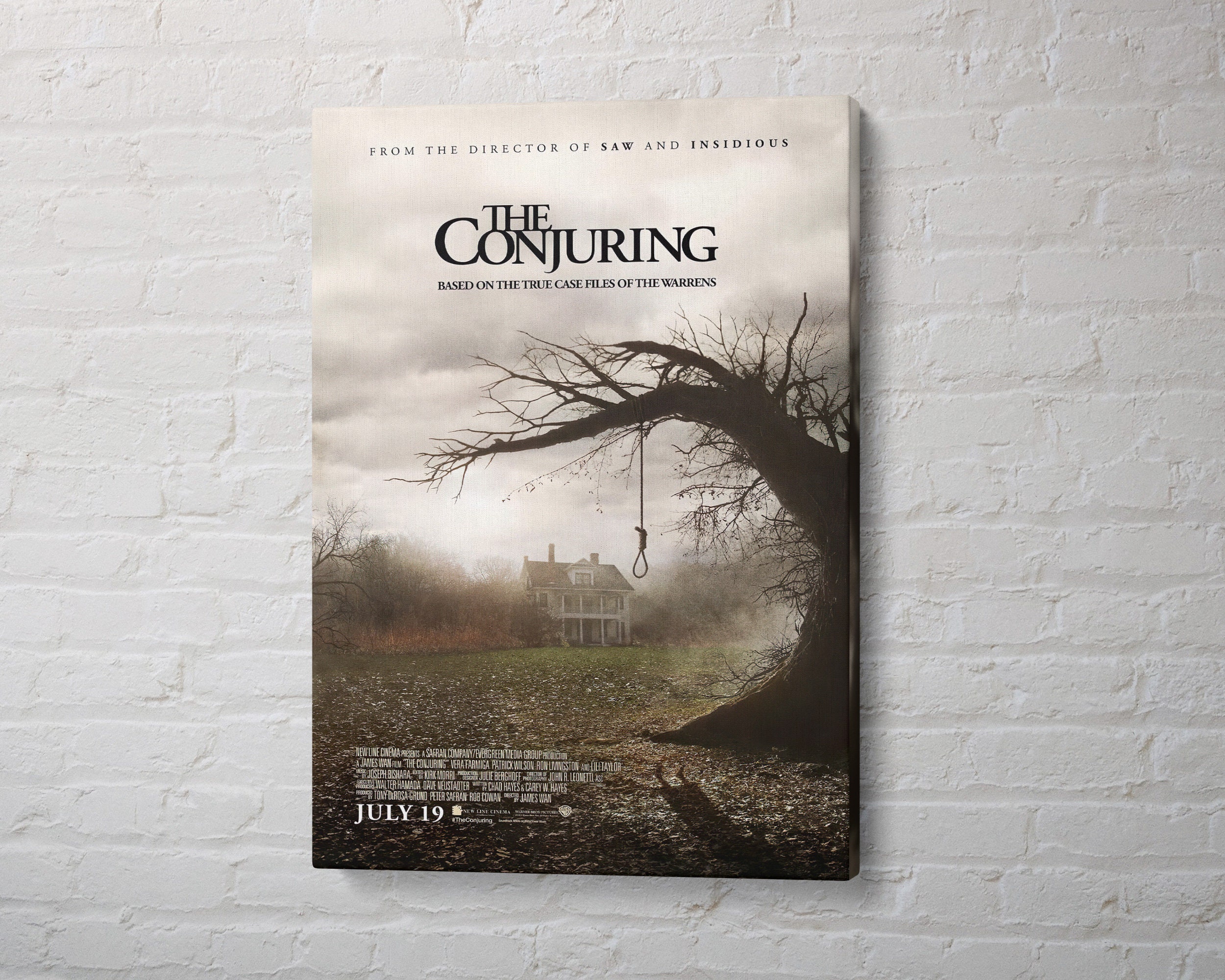Buy The Conjuring Poster the Conjuring Canvas Print, the Conjuring Print,  Canvas Wall Art, the Conjuring Movie Poster, Movie Art, Geek Gifts Online  in India - Etsy