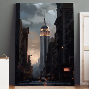 Empire State Poster - Etsy