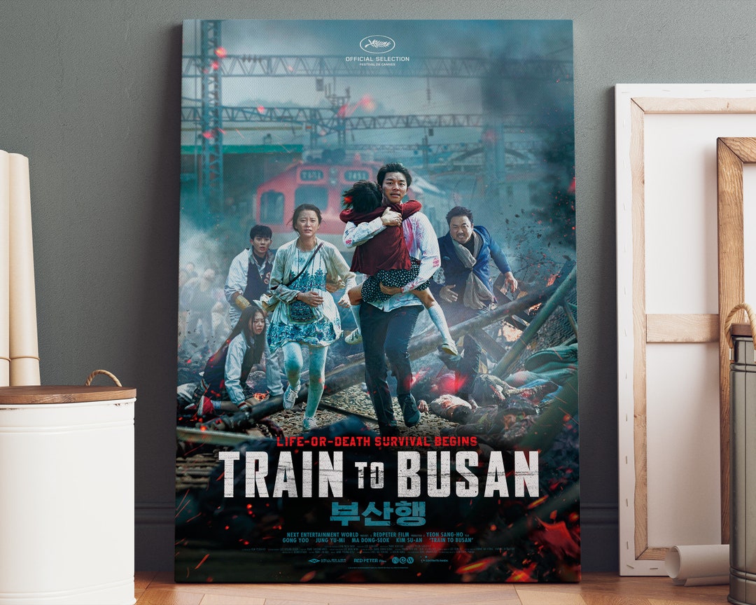 Train to Busan Poster Canvas Train to Busan Canvas Print, Train to