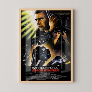 Blade Runner Poster | Blade Runner Canvas Print, Blade Runner Print, Canvas Wall Art, Blade Runner Movie Poster, Movie Art, Geek Gifts