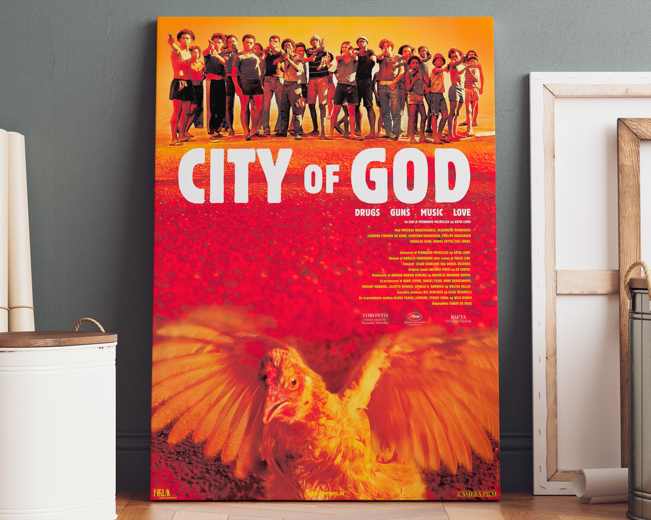 City of God Poster Canvas | City of God Canvas Print, City