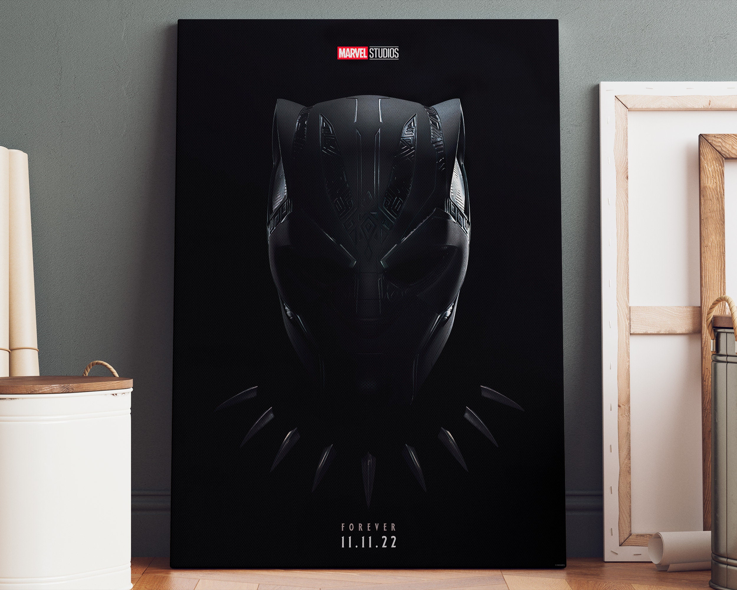 Marvel Black Panther Wakanda Forever Wall Decals 114-piece Set by