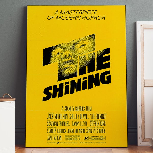 The Shining Poster Canvas | The Shining Canvas Print, The Shining Print, Canvas Wall Art, The Shining Movie Poster, Movie Print, Movie Art
