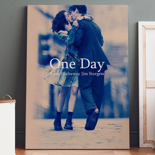 One Day Poster Canvas | One Day Canvas Print, One Day Print, Canvas Wall Art, One Day Movie Poster, Movie Art, Geek Gifts