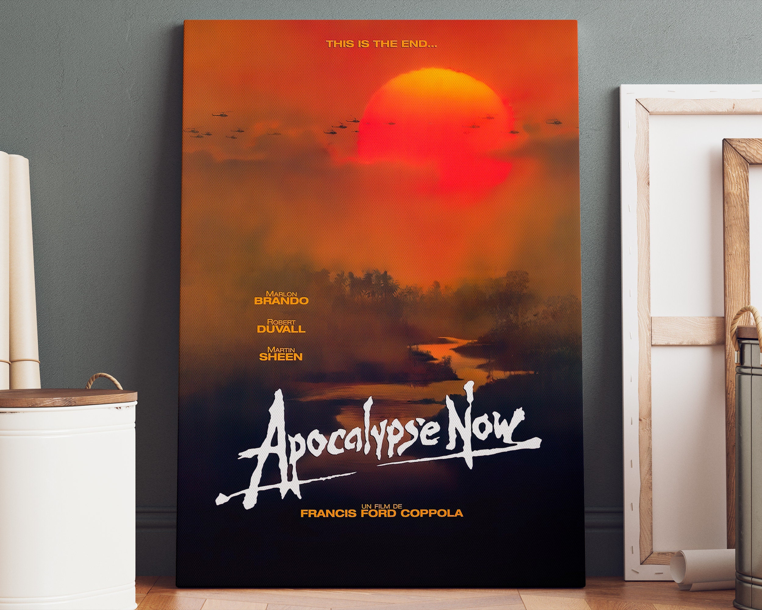 Apocalypse Now Poster Canvas Apocalypse Now Canvas Print, Apocalypse Now  Print, Canvas Wall Art, Movie Poster, Movie Art, Geek Gifts 