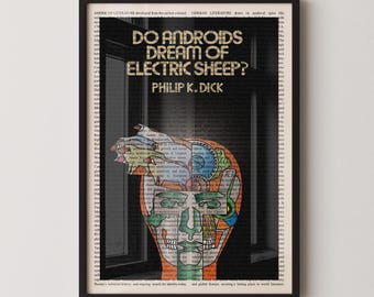 Philip K Dick's Do Androids Dream of Electric Sheep Wall Art