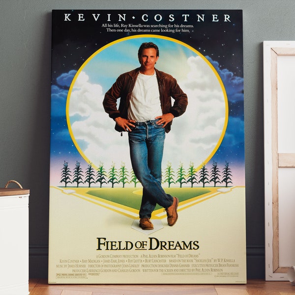 Field of Dreams Poster | Field of Dreams Canvas Print, Field of Dreams Print, Canvas Wall Art, Field of Dreams Movie Poster, Movie Art