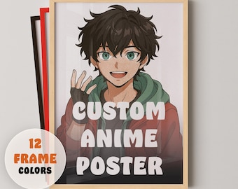 あなただけのカスタムアニメポスター、アニメウォールアート、カスタム
