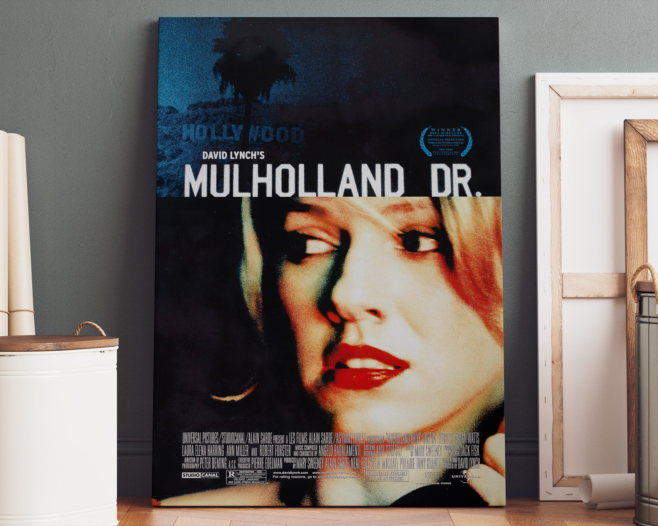  OFITIN Mulholland Drive Movie Vintage Art Poster Canvas Art  Poster and Wall Art Picture Print Modern Family bedroom Decor Posters  08x12inch(20x30cm): Posters & Prints
