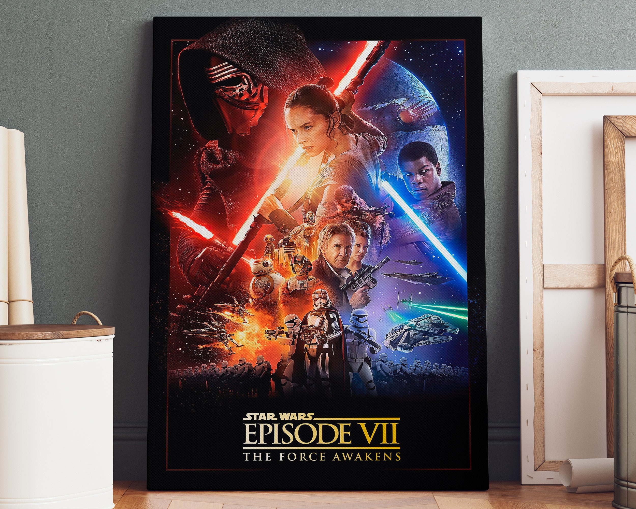 Star Wars 7 The Force Awakens Movie Silk Print Wall Art Decor - POSTER 20x30