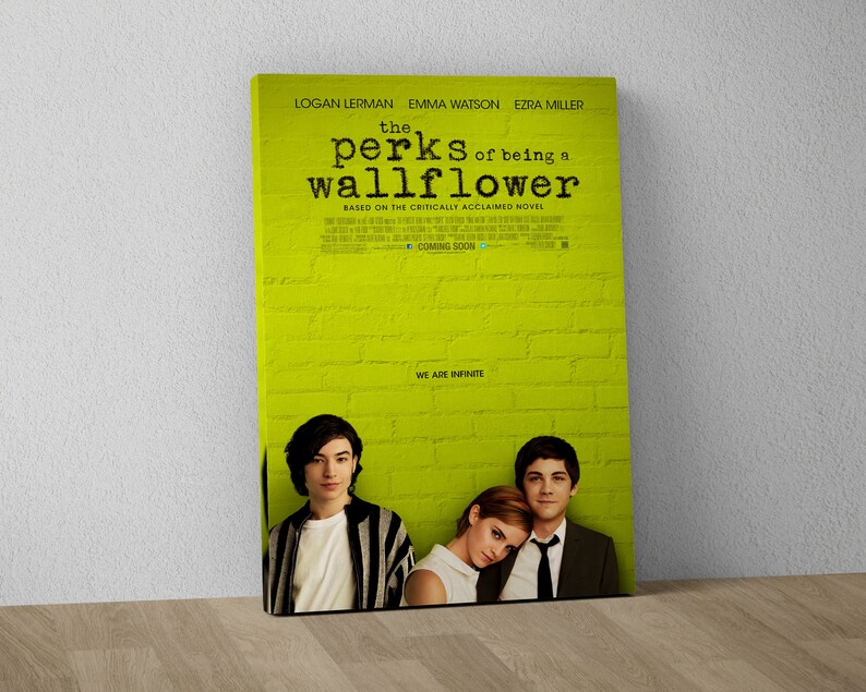 The Perks of Being a Wallflower Poster Canvas the Perks of Etsy