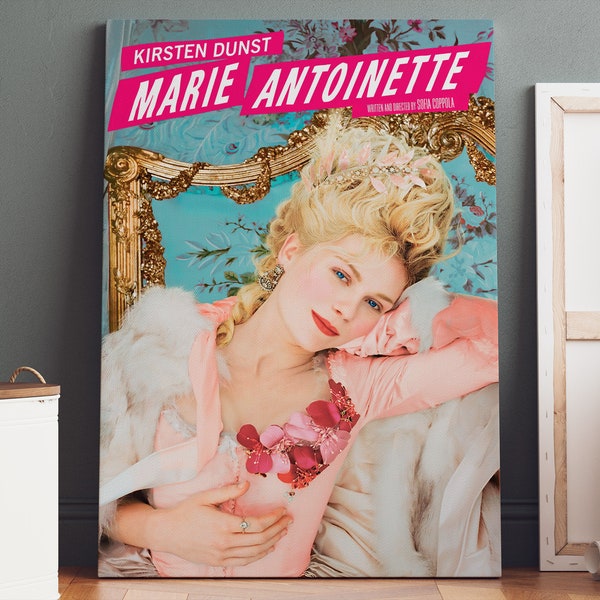 Marie Antoinette Poster Canvas | Marie Antoinette Canvas Print, Marie Antoinette Print, Canvas Wall Art, Marie Antoinette Movie Poster