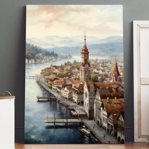 Lucerne 4x6 Canvas Print for Sale by 3willows