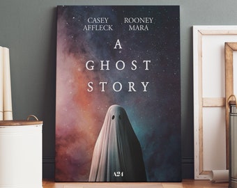 Un lienzo de póster de historia de fantasmas / Una impresión de lienzo de historia de fantasmas, una impresión de historia de fantasmas, arte de pared de lienzo, póster de película, arte de película, regalos geek
