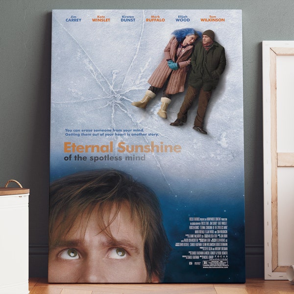 Eternal Sunshine of the Spotless Mind Poster | Eternal Sunshine of the Spotless Mind Canvas Print, Canvas Wall Art, Movie Poster, Movie Art