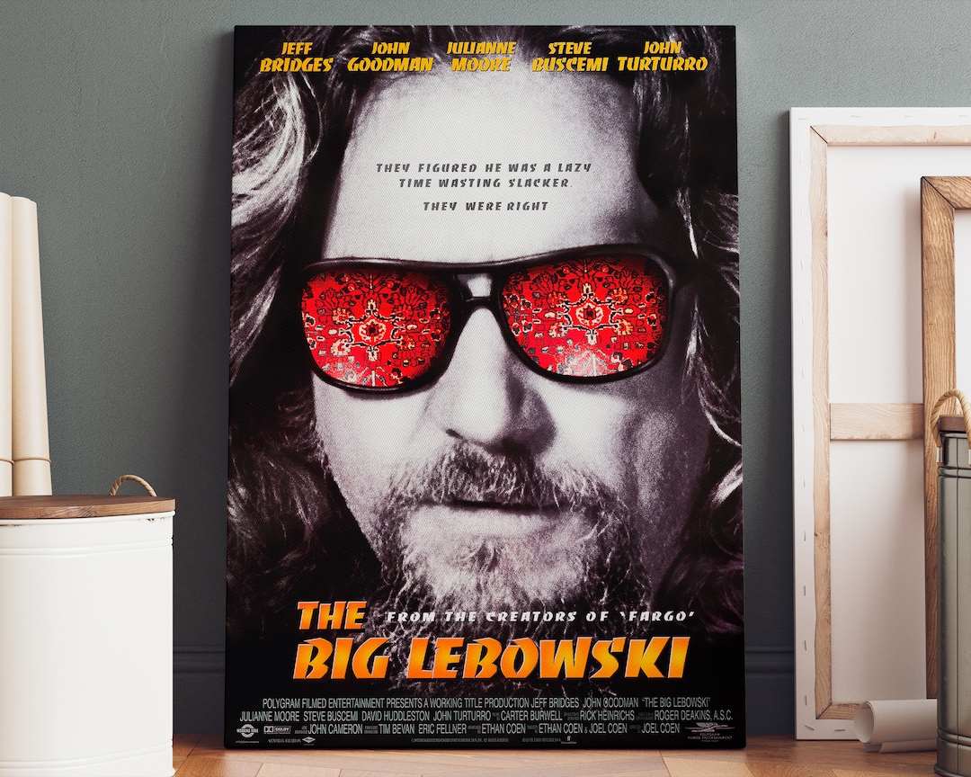 The Big Lebowski Poster Canvas the Big Lebowski Canvas Print, the Big