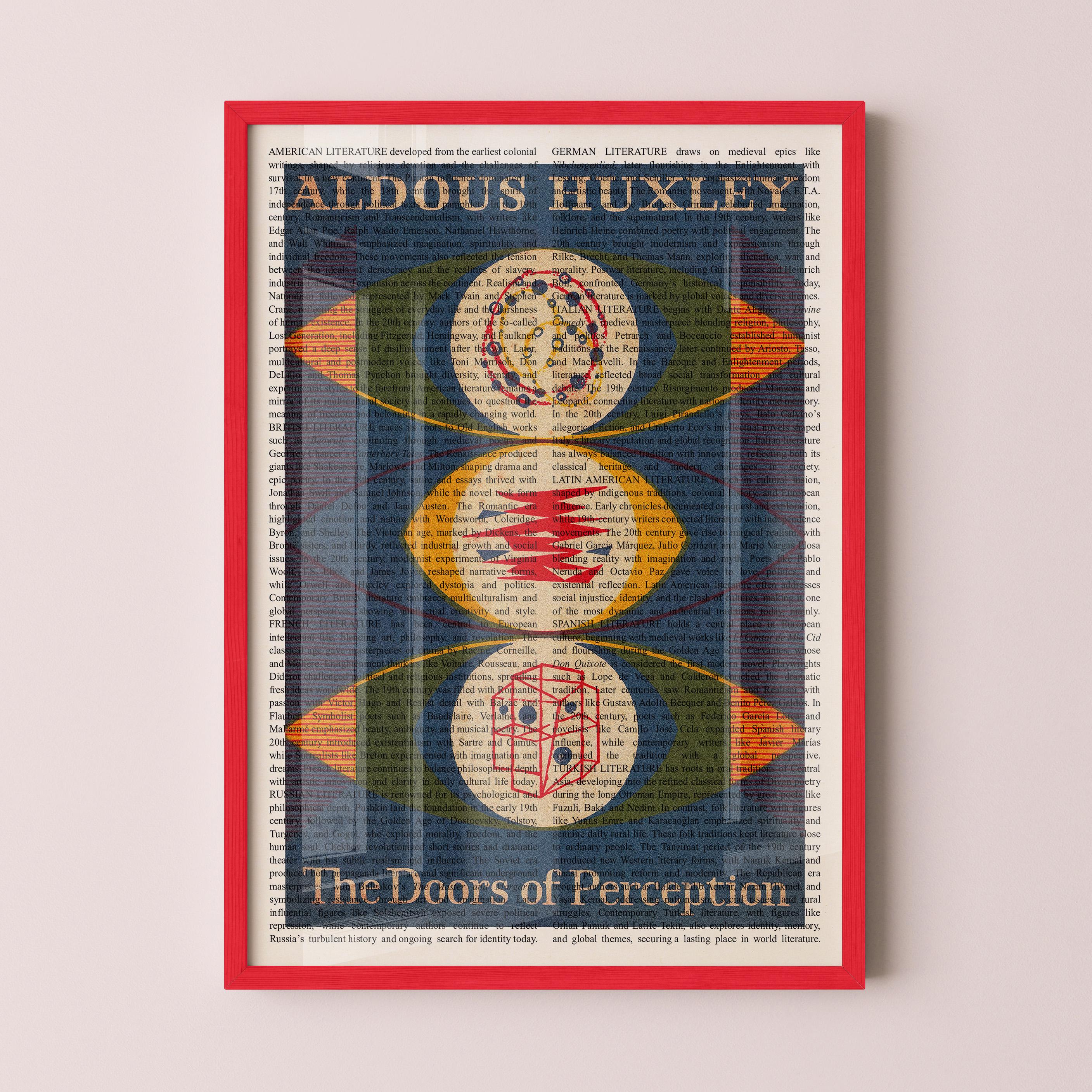 Aldous Huxley's the Doors of Perception Wall Art Poster, Framed