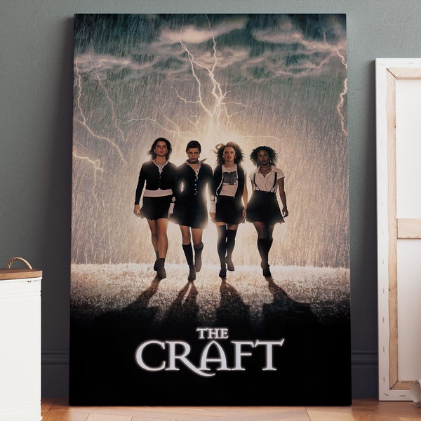 The Craft Poster Canvas / The Craft Canvas Print, The Craft Print, Canvas Wall Art, The Craft Movie Poster, Movie Art, Geek Gifts