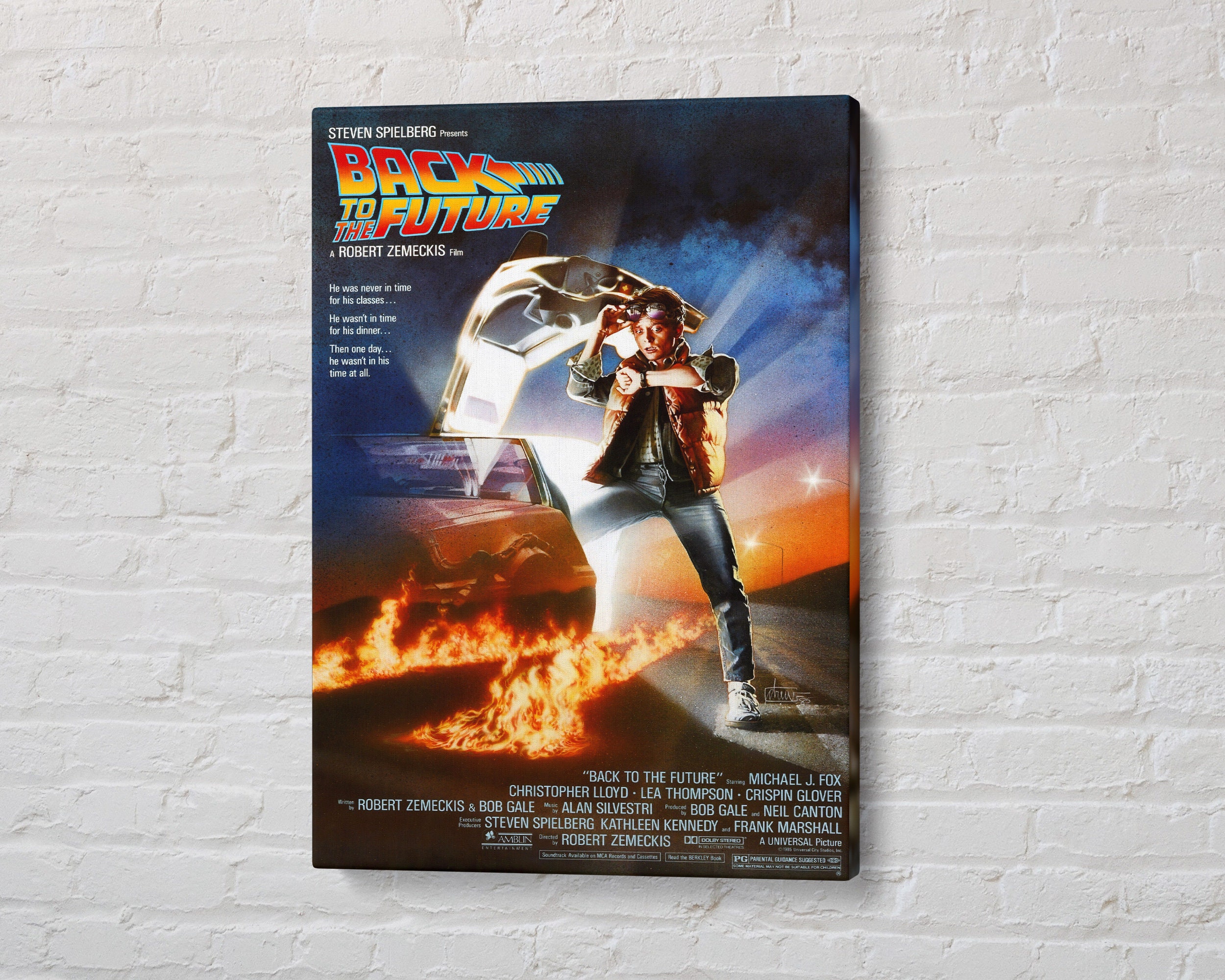 Back to the Future Poster Back to the Future Movie Poster, Movie Art