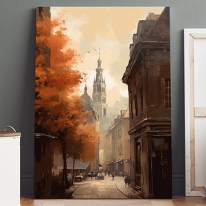 Brussels Poster Canvas, Brussels Print, Brussels Wall Art, Canvas Wall Art, City Art, Landscape Print, City Wall Art, City Poster