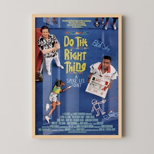 Do the Right Thing Poster | Do the Right Thing Canvas Print, Do the Right Thing Print, Canvas Wall Art, Do the Right Thing Movie Poster
