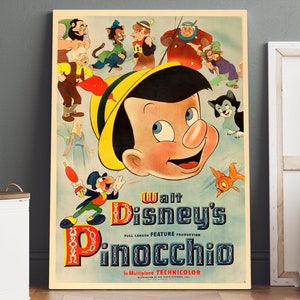ピノキオ 1940 ウォルト ディズニー カルト アニメ映画ポスター 復刻版 約 18 x 12 インチ 2 - Etsy 日本 ピノキオ 1940 ウォルト ディズニー カルト アニメ映画ポスター 復刻版 約 18 x 12 インチ 2 - Etsy 日本