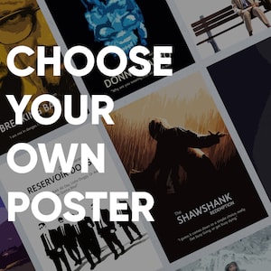 Anfrage für Ihr eigenes Filmplakat | Film Poster, Film Poster, Leinwand Wandkunst, Film Kunst, Leinwand Druck, Geek Geschenke