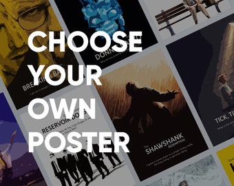 Request Your Own Movie Poster | Movie Poster, Movie Print, Canvas Wall Art, Movie Art, Canvas Print, Geek Gifts