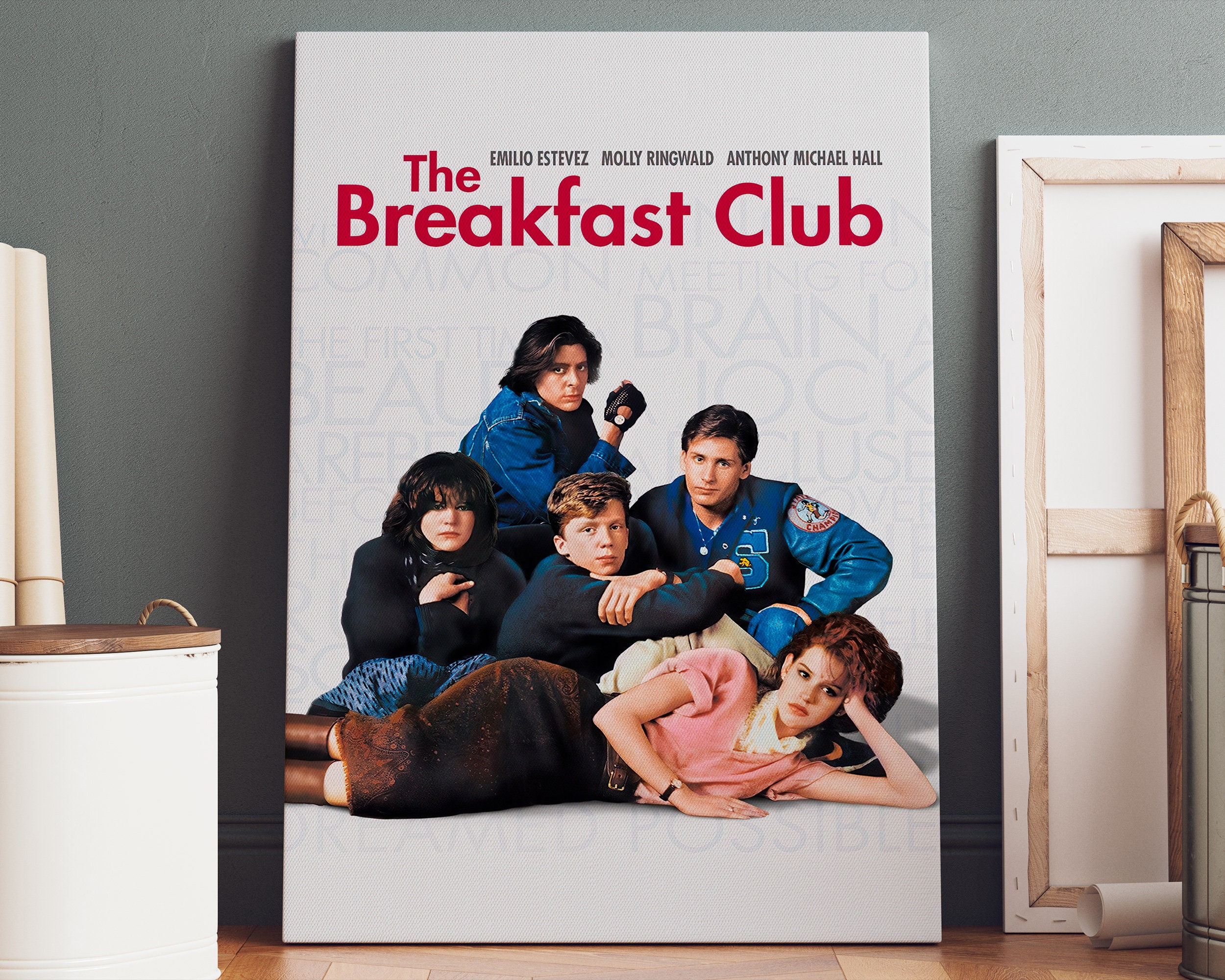 The Breakfast Club Classic Movie Comedy Drama Wall Art Home Decor