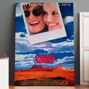 Thelma and Louise Movie Poster Minimalist Movie Poster A4 