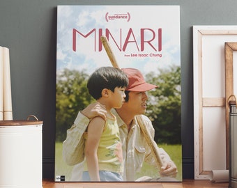 Lienzo de cartel de Minari / Impresión de lienzo de Minari, Impresión de Minari, Arte de pared de lienzo, Cartel de película de Minari, Arte de película, Regalos geek