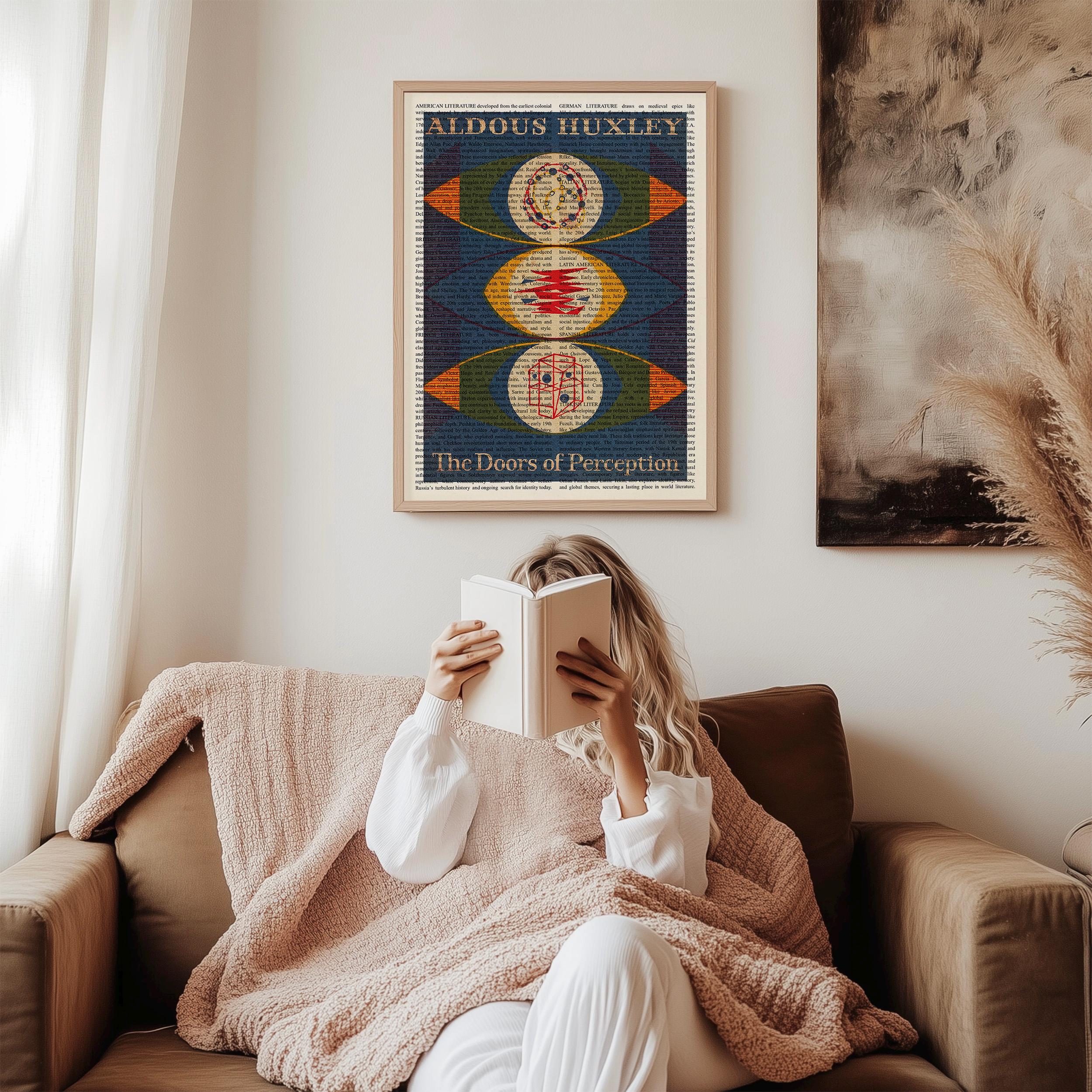 Aldous Huxley's the Doors of Perception Wall Art Poster, Framed