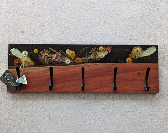 Wandrek, wit, zwevende haken, set van 5, wandplank, kinderkamer, wandp
