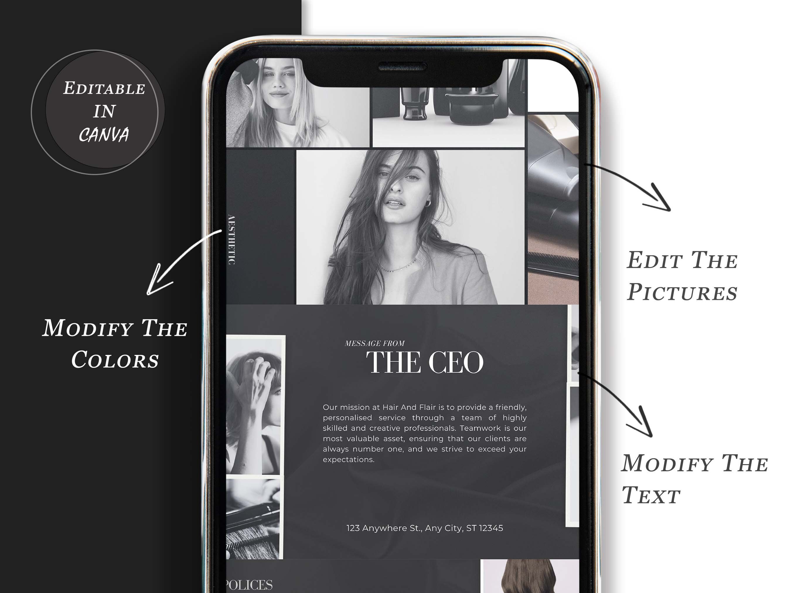 Acuity Scheduling Template Hair Stylist, Acuity Template Esthetician ...