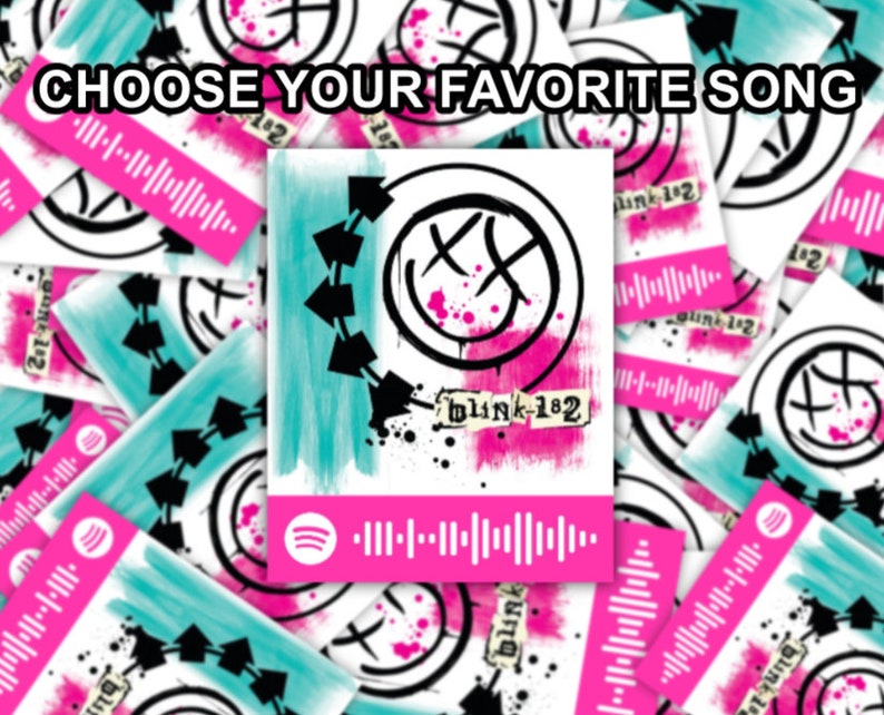 Spotify Code Sticker Album Art Spotify Sticker Spotify Code Etsy