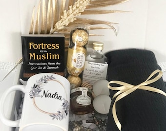 Luxury Ramadan Eid Hijab Hamper Islamic Mum Daughter Sister Friend Eid Wife Gift Revert Modest Hijabi Wedding Engagement Zam Zam Dates Nikah
