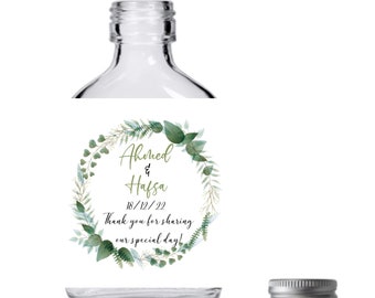 Personalised Zam Zam Water Stickers, Party Eid Umrah ZamZam Hajj Mubarak Sticker | UK