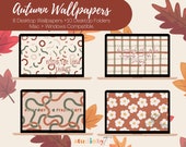 Autumn Motivational Desktop Wallpaper | Fall Desktop Wallpaper | (Laptop Wallpaper, Macbook Wallpaper, Aesthetic Wallpaper) | DIGITAL