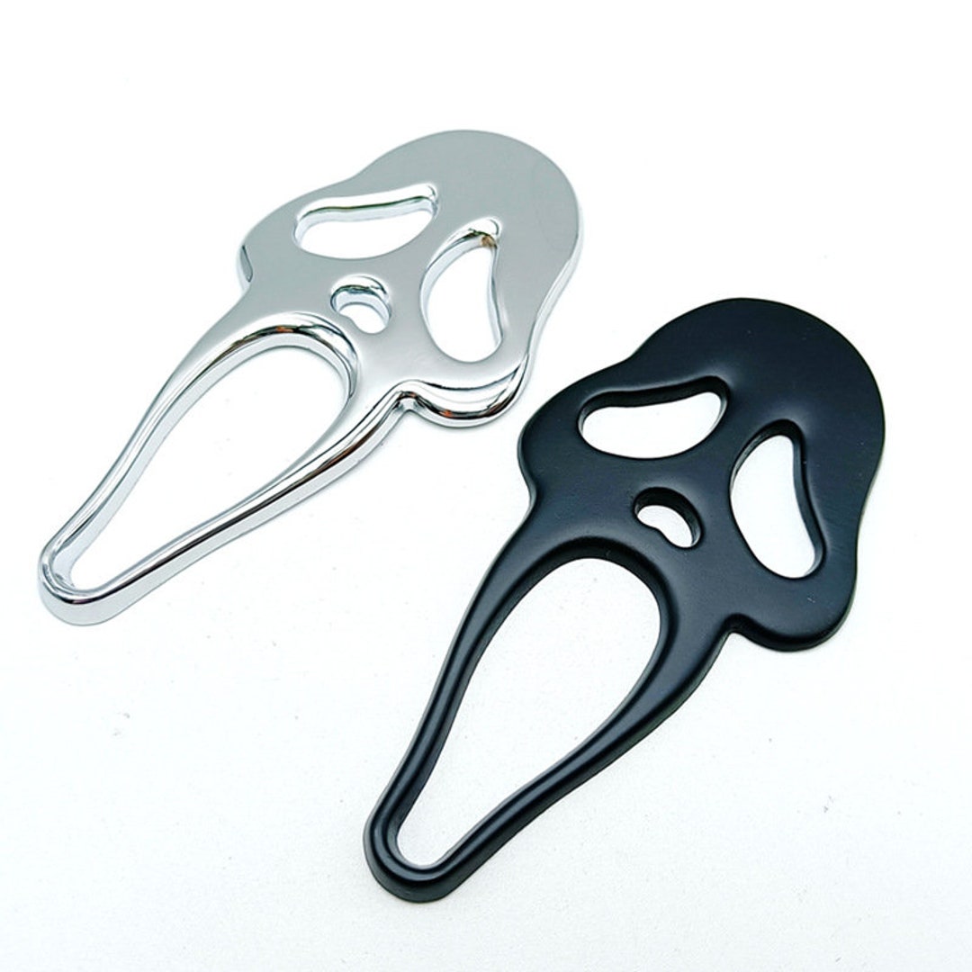 Ghostface Decal Sticker Halloween Car Accessories Ghost Face Etsy