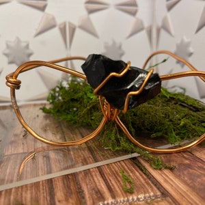 Oprawki Eye See You Copper Obsydian/Kwarc/Ametyst