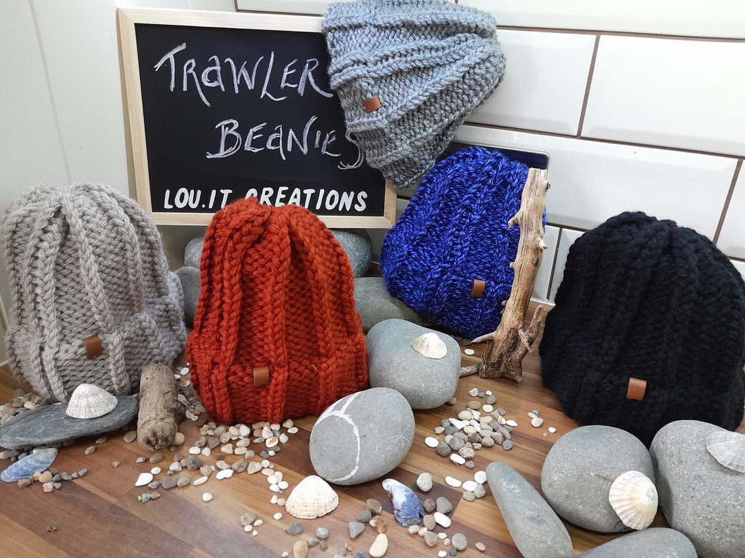 Men's Trawler Beanies Etsy