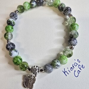 Green Butterfly Bracelet