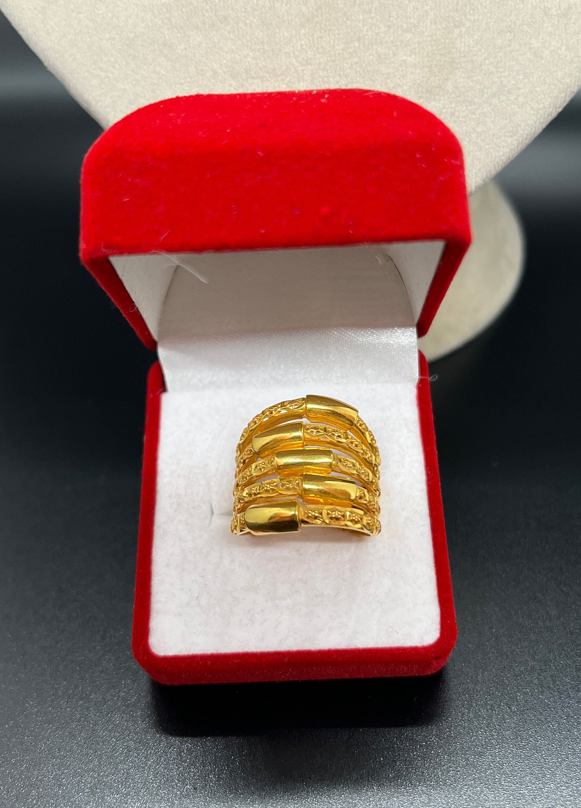 Buy quality 916 gold divine design ring in Bengaluru