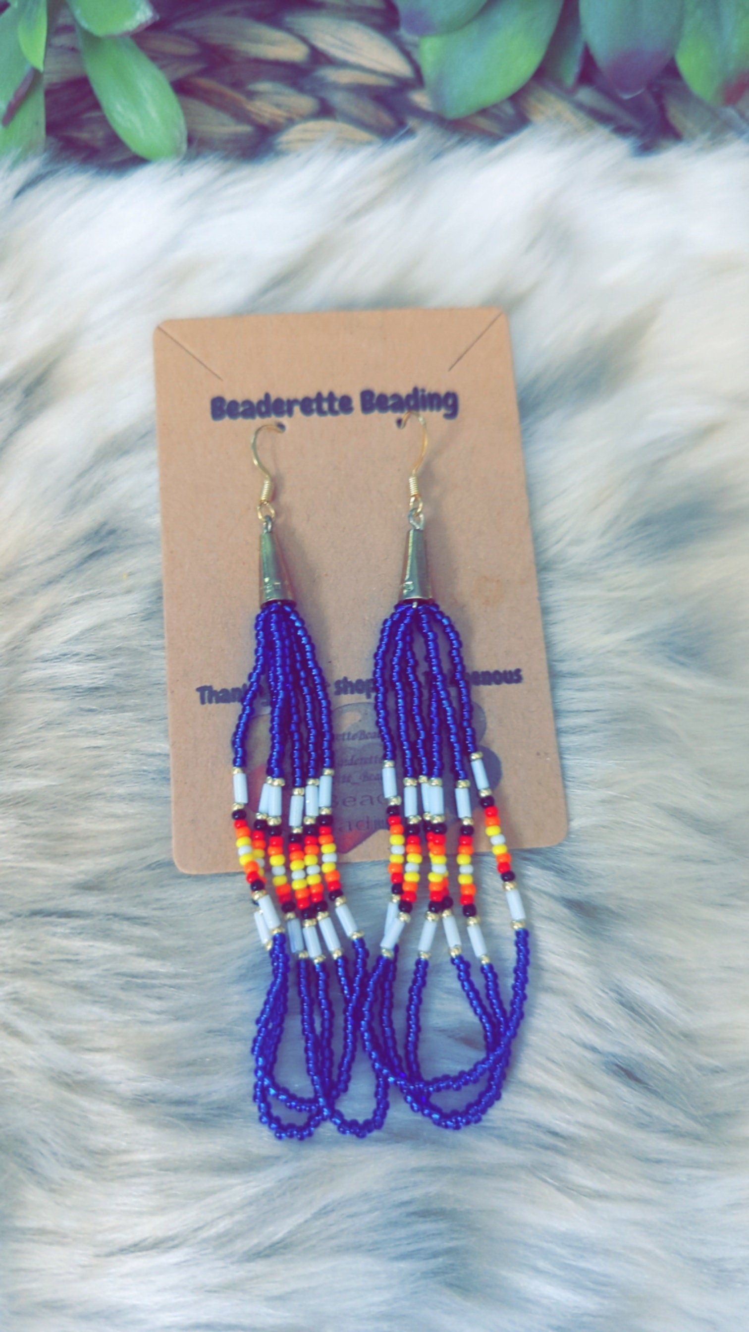 3 strand Fire Color Dangle