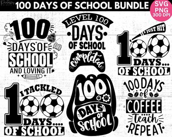 100 Days of School svg bundle| 100 Days svg | School Shirt svg | 100 Days of school png | Playground svg | School svg| Teacher SVG