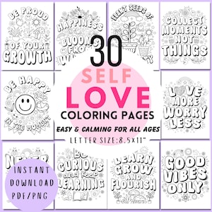 Motivational Quotes, Coloring Pages For Teen And Adults, Positive Affirmation Coloring Page, Therapy Printables, Anxiety Relief Activity