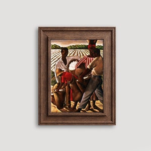 Black Agricultural, Vintage African American Art, Black Digital Art, Black Fine Art Print